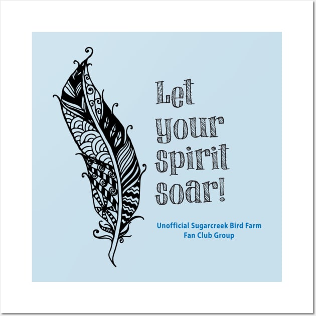 soaring feather Wall Art by Just Winging It Designs